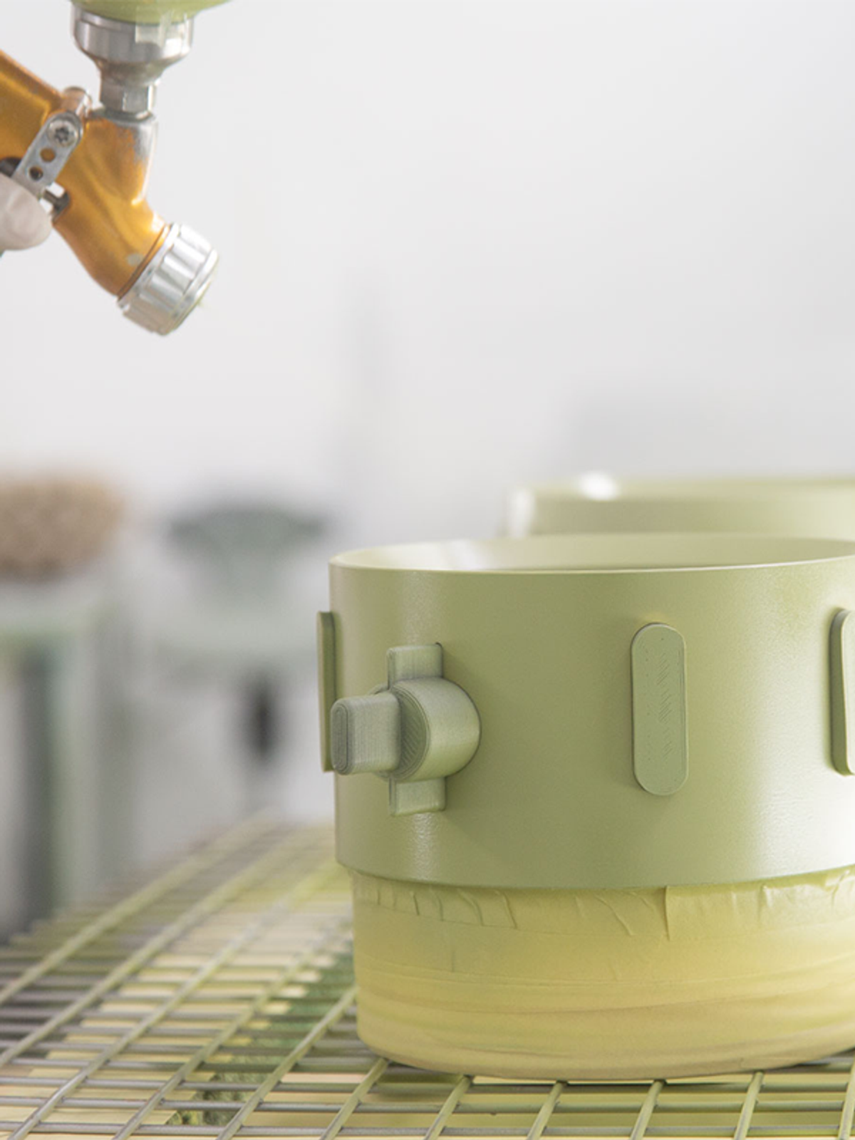 Silicone masking for product finishing process