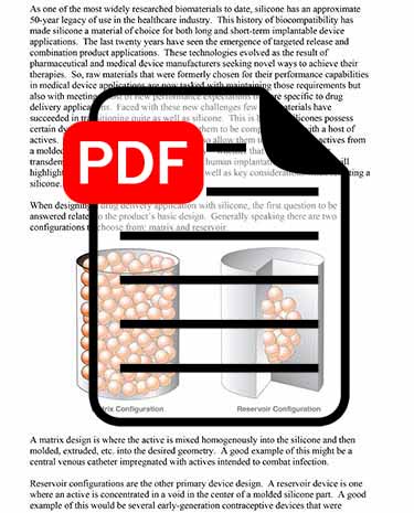 Silicones in Controlled Release Applications PDF